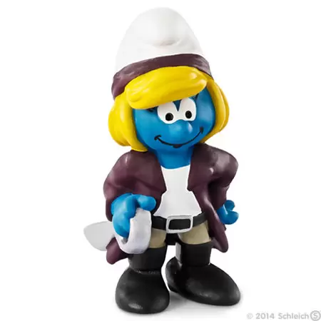 Smurfs figures Schleich - Pirate smurfette