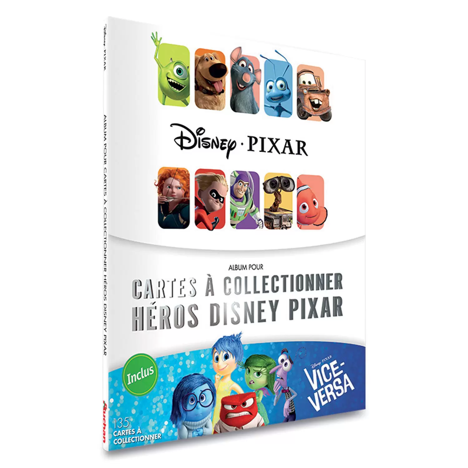 Cartes Auchan Héros Disney Pixar - Collector  de rangement pour Cartes Disney Pixar