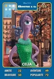 Cartes Auchan Héros Disney Pixar - Celia