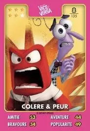 Cartes Auchan Héros Disney Pixar - Colère & Peur