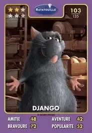 Cartes Auchan Héros Disney Pixar - Django