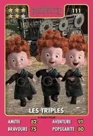 Cartes Auchan Héros Disney Pixar - Les triplés