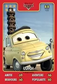 Cartes Auchan Héros Disney Pixar - Luigi
