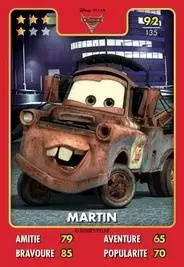 Cartes Auchan Héros Disney Pixar - Martin