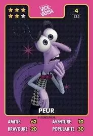 Cartes Auchan Héros Disney Pixar - Peur