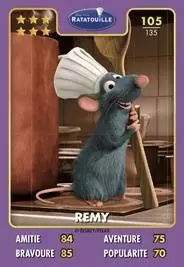Cartes Auchan Héros Disney Pixar - Remy