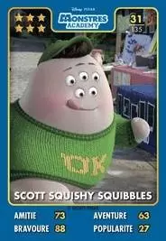 Cartes Auchan Héros Disney Pixar - Scott Squisht Squibbles