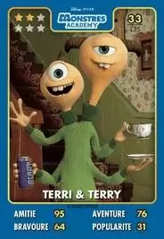 Cartes Auchan Héros Disney Pixar - Terri & Terry