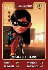 Cartes Auchan Héros Disney Pixar - Violette Parr