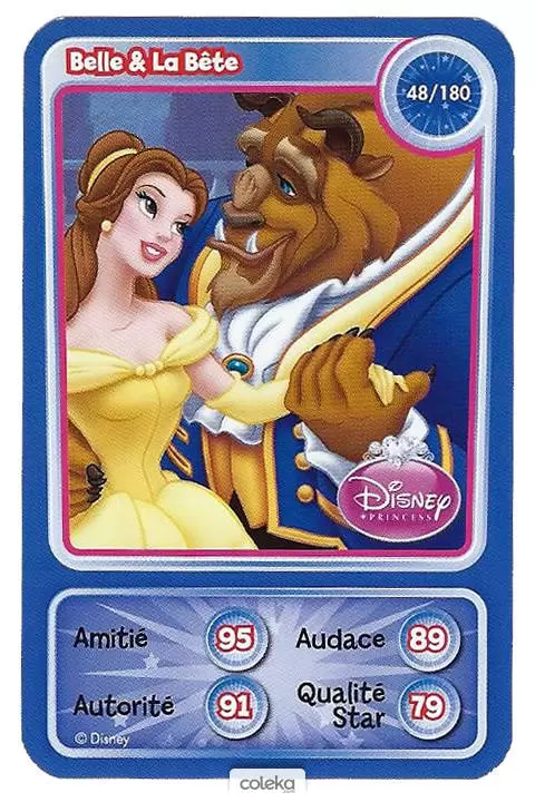 Cartes Disney Auchan (2010) - Belle & La Bête