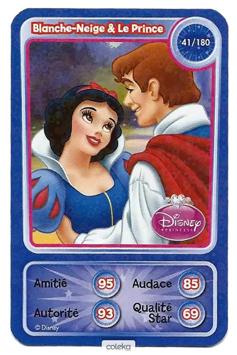Cartes Disney Auchan (2010) - Blanche-Neige & Le prince