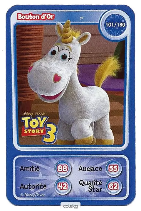 Cartes Disney Auchan (2010) - Bouton d\'or