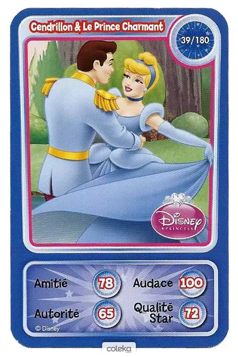 Cartes Disney Auchan (2010) - Cendrillon & le Prince Charmant