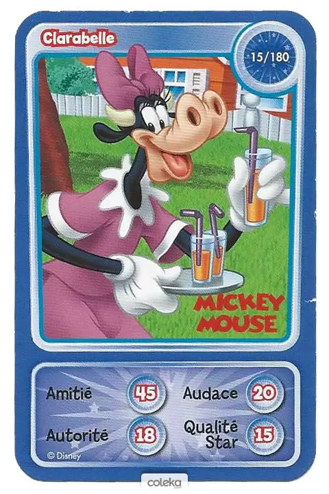 Cartes Disney Auchan (2010) - Clarabelle