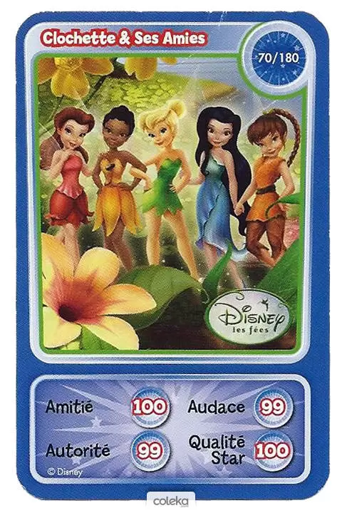 Cartes Disney Auchan (2010) - Clochette et ses amies