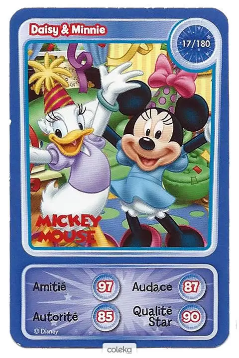 Cartes Disney Auchan (2010) - Daisy & Minnie