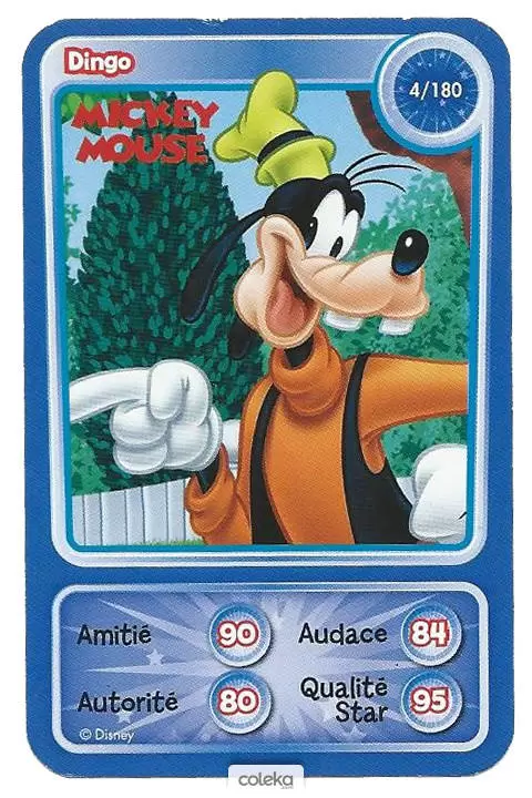 Cartes Disney Auchan (2010) - Dingo