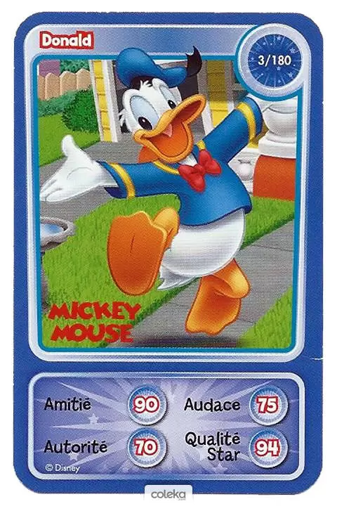Cartes Disney Auchan (2010) - Donald