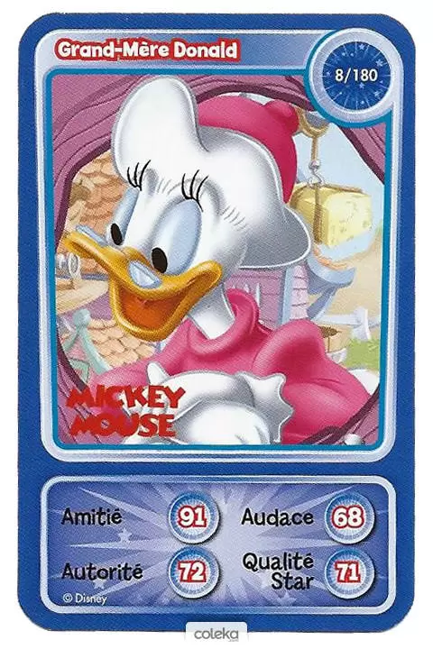 Cartes Disney Auchan (2010) - Grand-Mère Donald