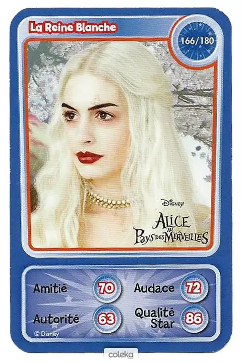Cartes Disney Auchan (2010) - La Reine Blanche