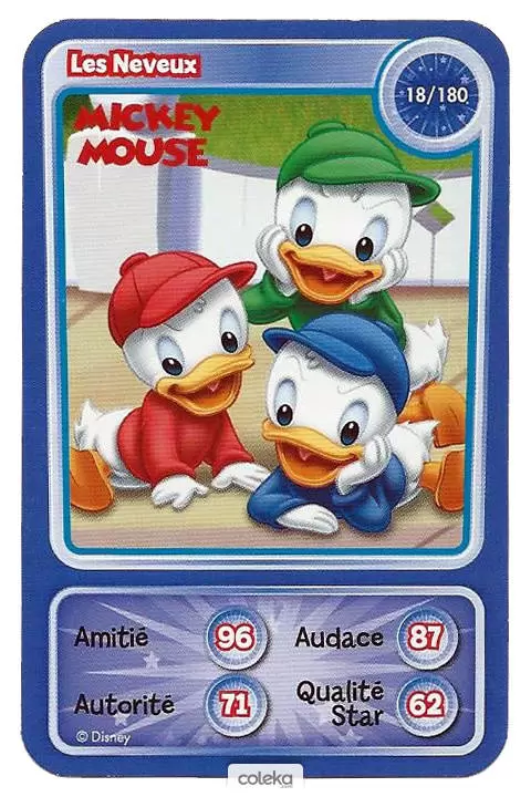 Cartes Disney Auchan (2010) - Les neuveux