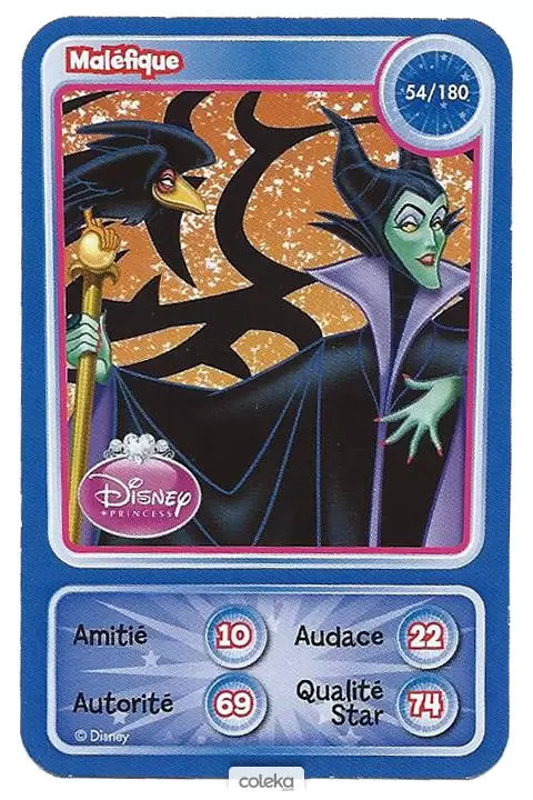 Cartes Disney Auchan (2010) - Maléfique