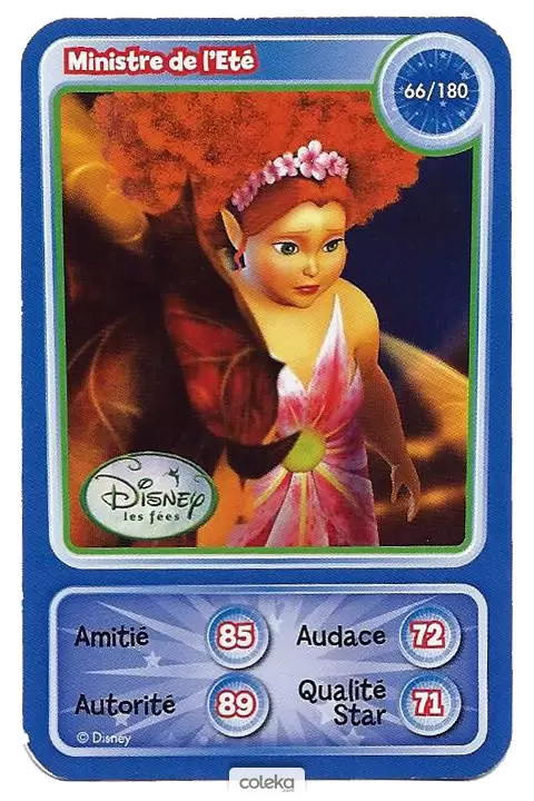 Cartes Disney Auchan (2010) - Ministre de l\'été
