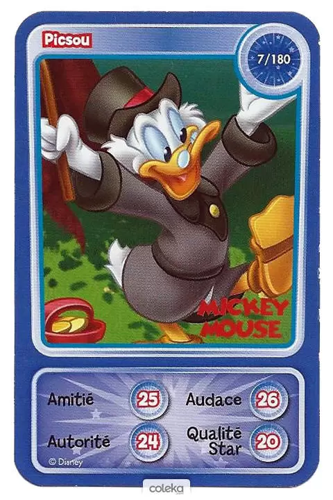 Cartes Disney Auchan (2010) - Picsou