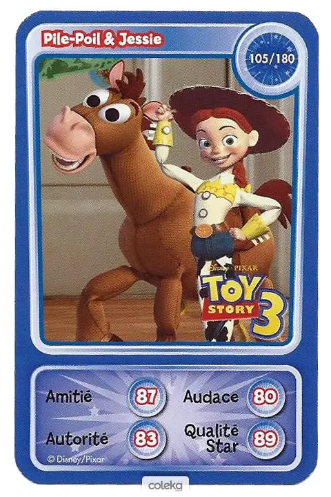 Cartes Disney Auchan (2010) - Pile-Poil & Jessie