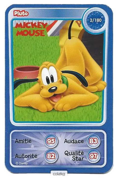Cartes Disney Auchan (2010) - Pluto
