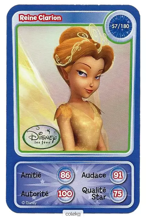 Cartes Disney Auchan (2010) - Reine Clarion