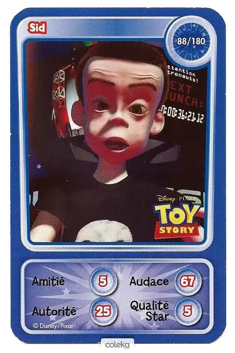 Cartes Disney Auchan (2010) - Sid