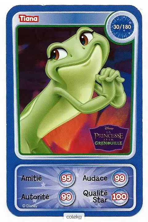 Cartes Disney Auchan (2010) - Tiana
