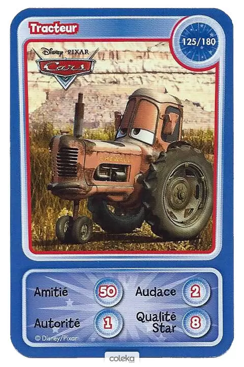 Cartes Disney Auchan (2010) - Tracteur