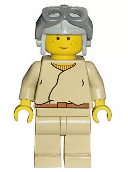 Minifigurines LEGO Star Wars - Anakin Skywalker with Old Light Gray Helmet