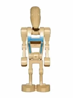 Minifigurines LEGO Star Wars - Battle Droid Pilot with Tan Torso with Blue Insignia