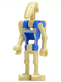 Minifigurines LEGO Star Wars - Battle Droid Pilot with Blue Torso with Tan Insignia