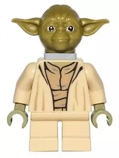 LEGO Star Wars Minifigs - Yoda Olive Green, Neck Bracket