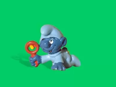 Smurfs figures Schleich - Blue Baby Rattle