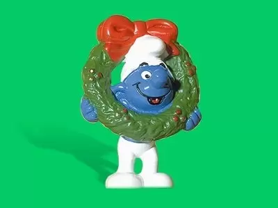 Smurfs figures Schleich - X-mas Wreath