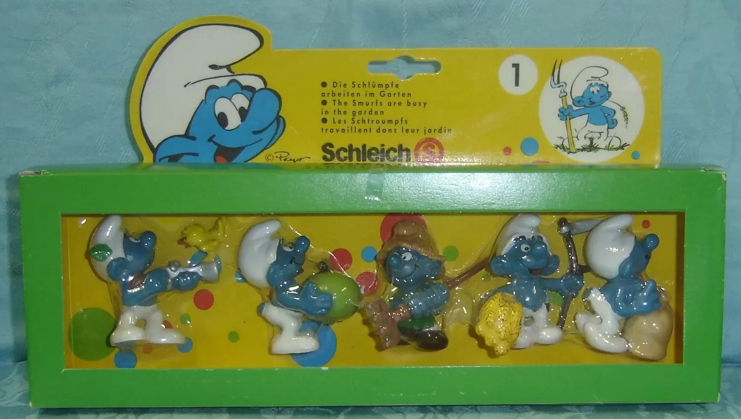 Smurf figure packs - The Smurfs are Busy in the Garden