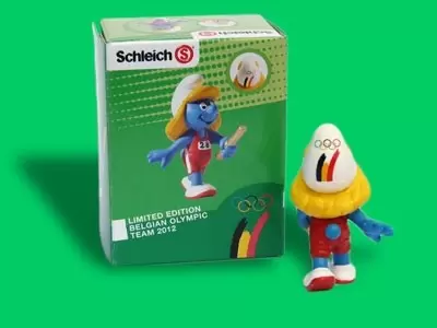 20739 OLYMPIC RELAY RUNNER SMURF OLYMPICS from 2012 by SCHLEICH THE SMURFS 