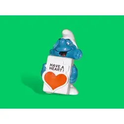 Smurf with OMO box 