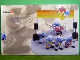 Smurf figure packs - 40 years Rockband Collector Box