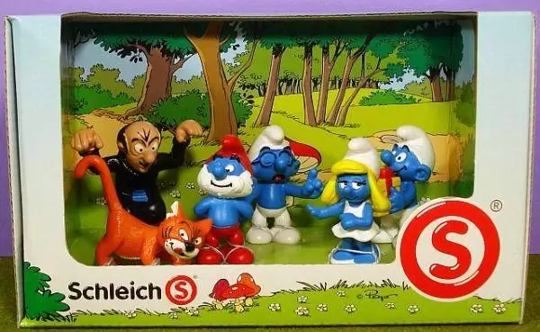 Pack de figurines Schtroumpfs - Pack Gargamel et Les Schtroumpfs