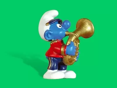 Smurfs figures Schleich - MB Tenor Horn