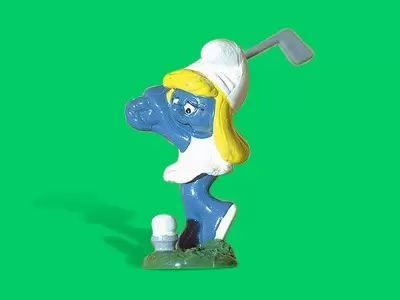 Smurfs figures Schleich - Golf Smurfette