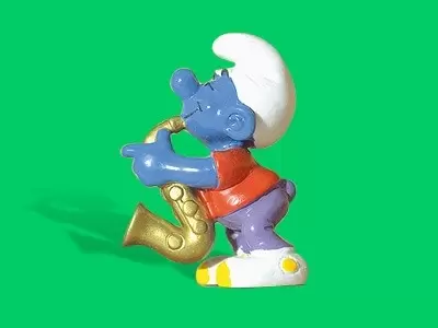 Figurines Schtroumpfs Schleich - Schtroumpf saxophoniste