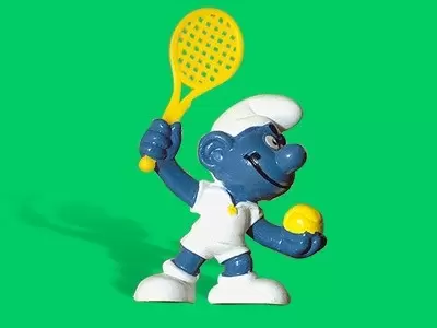 Smurfs figures Schleich - Tennis Star