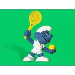 Schtroumpf tennisman